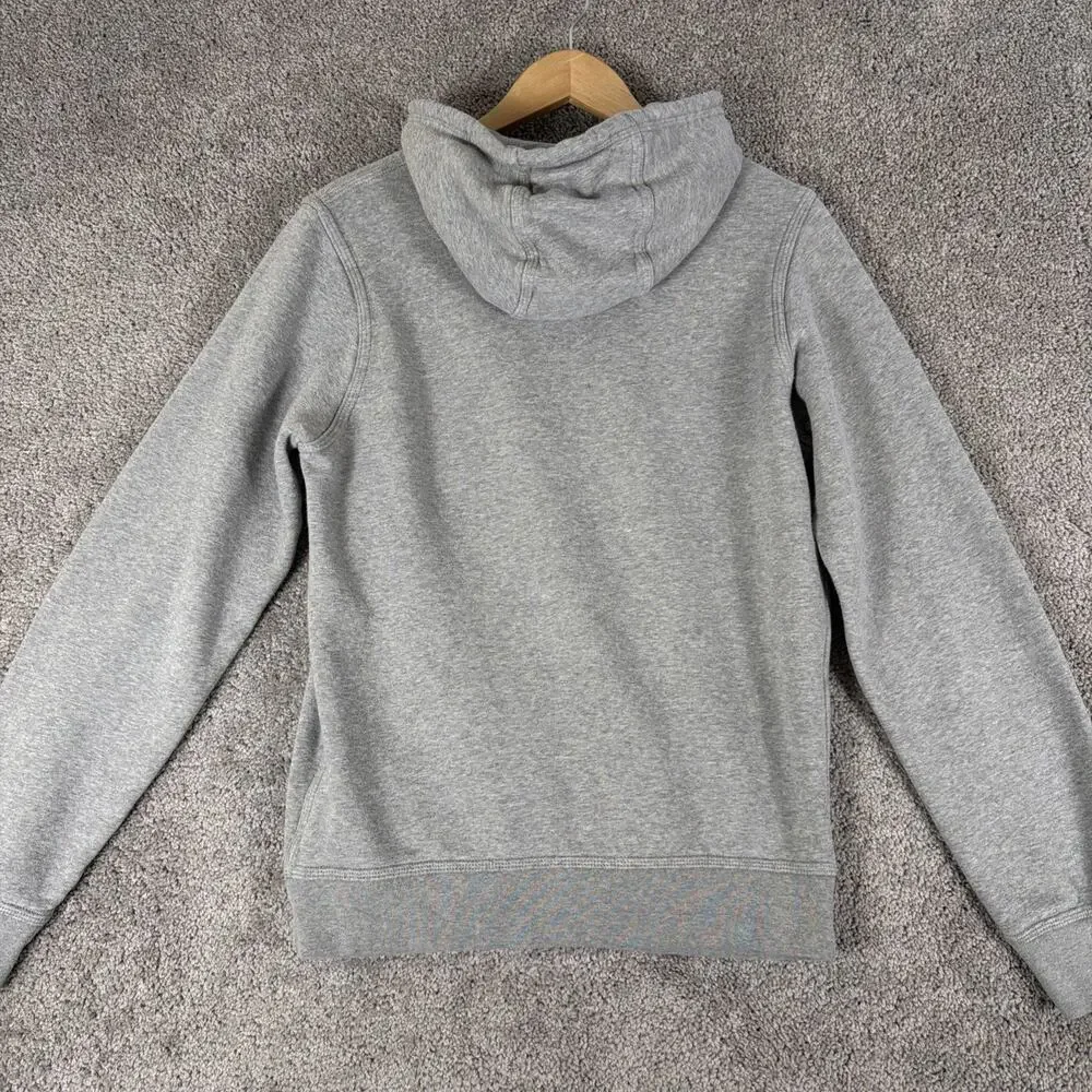 Nike Hoodie Mens S Gray Sportswear Club Fleece Pullover Basic Essential 611457